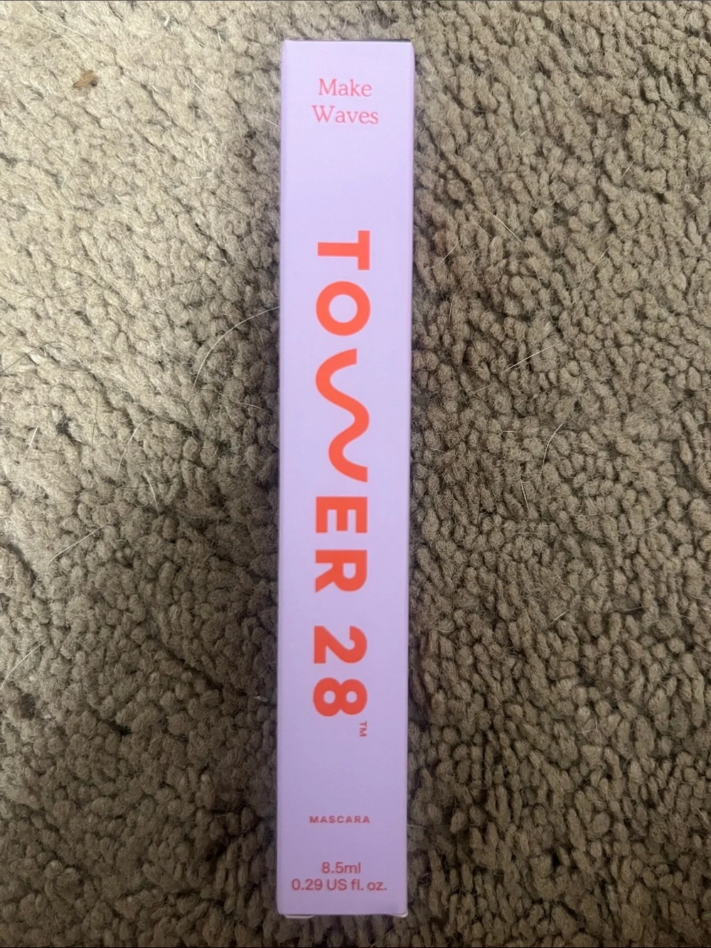 Tower 28 Make Waves Mascara in Light Lavender with Coral Logo
